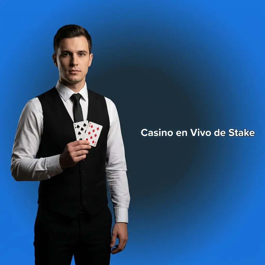 Mesas de casino en vivo de Stake con dealers profesionales transmitiendo blackjack, ruleta y baccarat en tiempo real