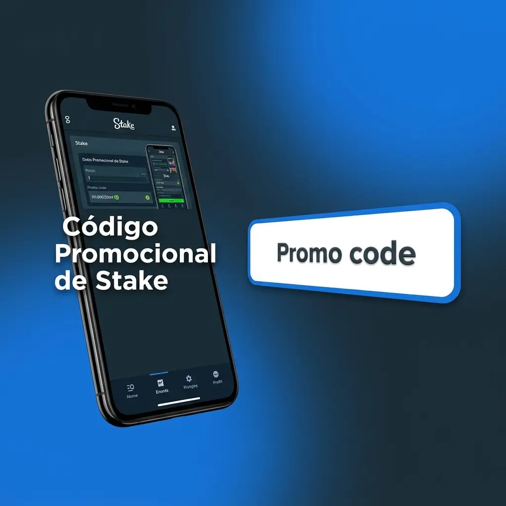Código promocional de Stake para Argentina: ingresalo al registrarte y activá tu bono de bienvenida automático con el primer depósito.