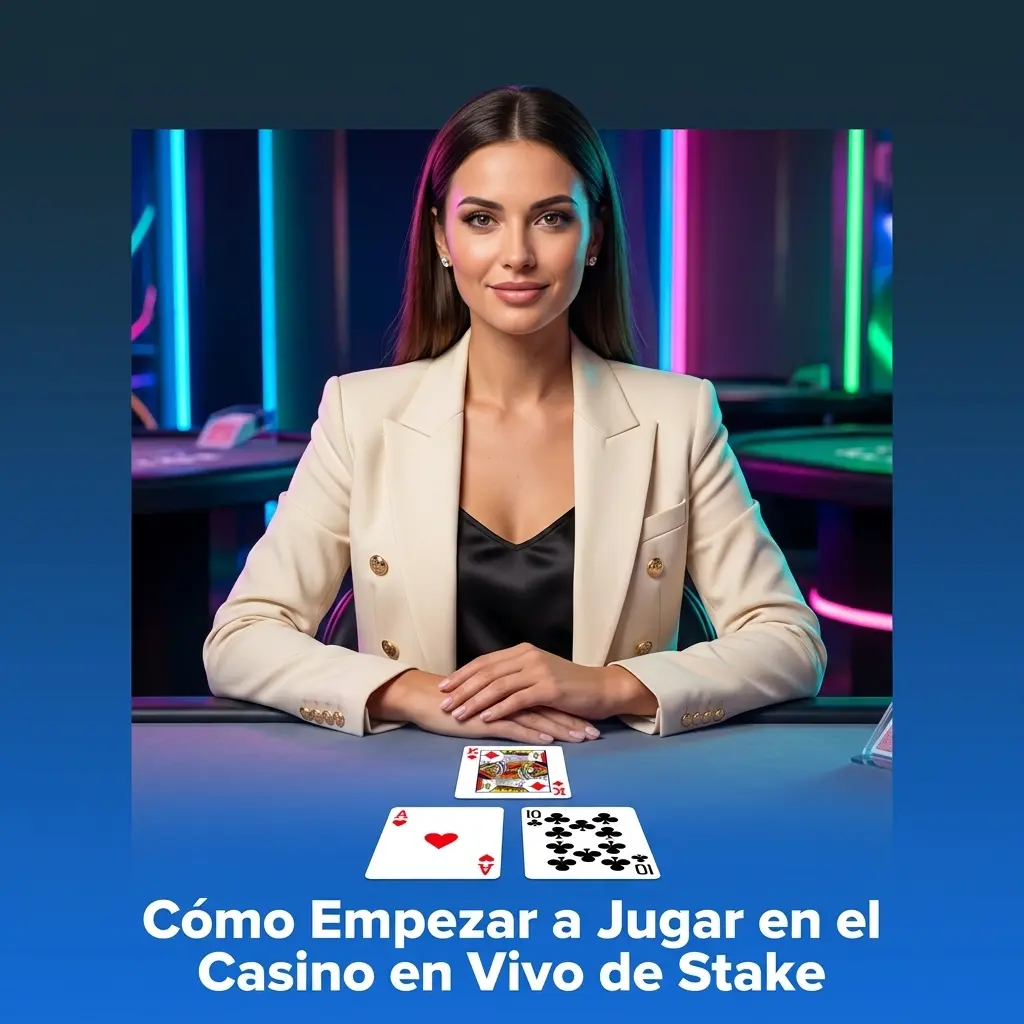 Guía paso a paso para registrarse y jugar en el casino en vivo de Stake con dealers reales