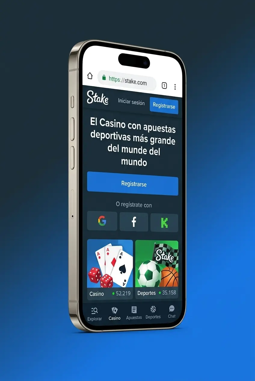 Guía para instalar la app PWA de Stake en Android con pasos detallados y requisitos mínimos del sistema