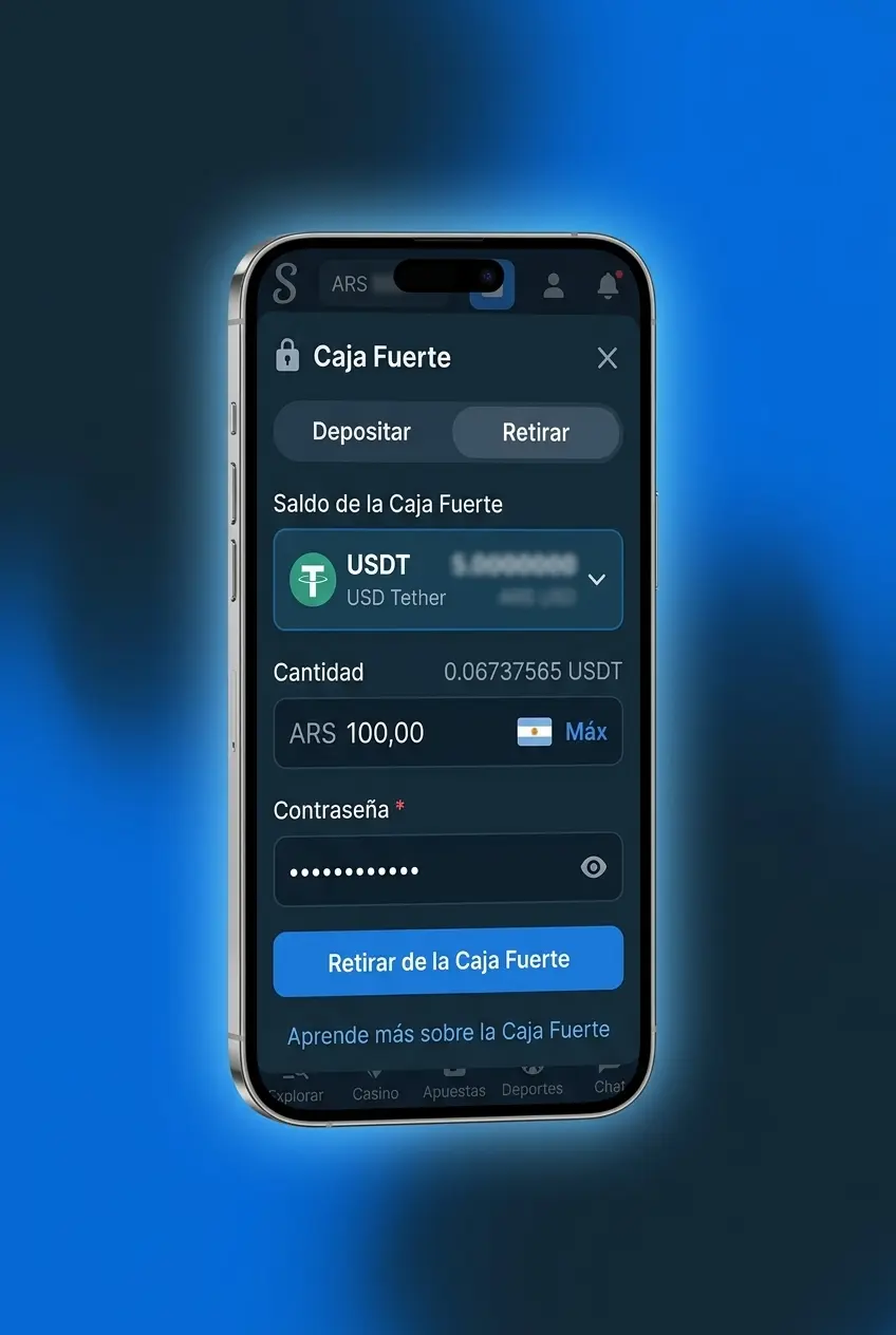 Guía paso a paso para retirar dinero de Stake en Argentina con criptomonedas o tarjeta