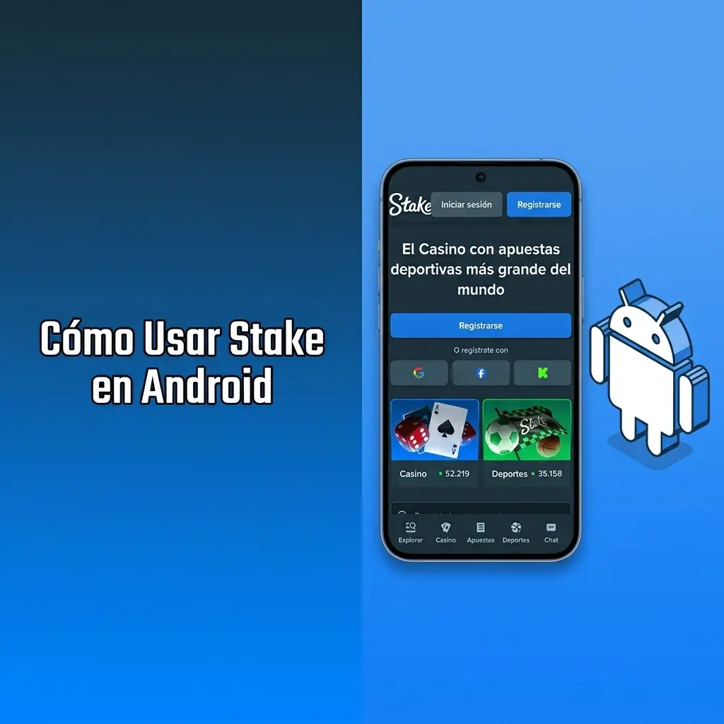 Pasos para usar Stake en Android mediante PWA compatible con Chrome, Firefox y Edge sin APK de terceros