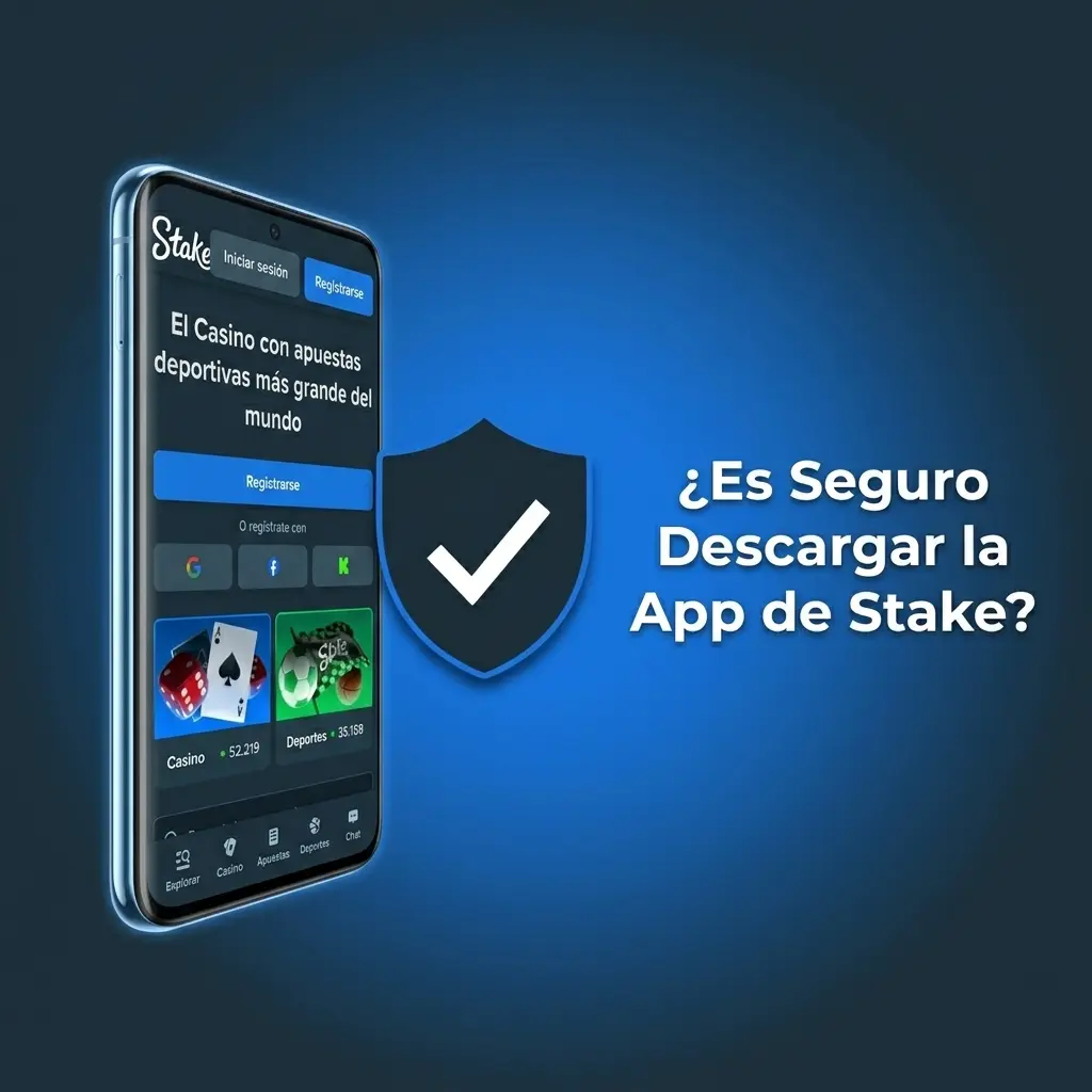 Aplicación PWA de Stake segura con licencia de Curaçao, cifrado SSL 128 bits y protocolos de seguridad bancaria