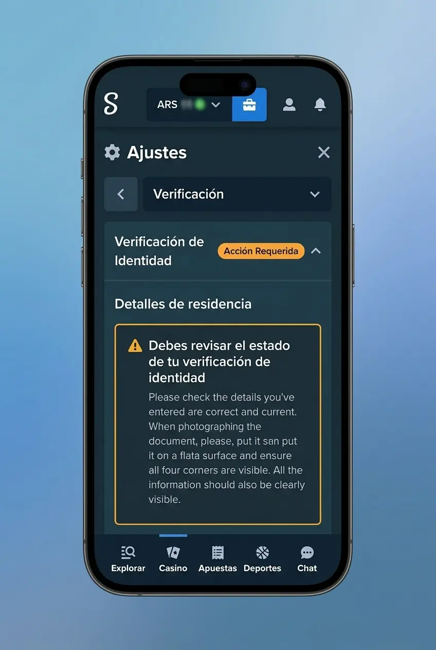 Guía paso a paso para hacer una apuesta deportiva en Stake desde Argentina con criptomonedas