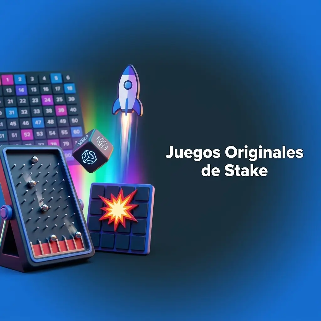 Juegos Originales de Stake: Plinko, Mines, Dice, Limbo y Keno con RTPs verificables disponibles exclusivamente en la plataforma