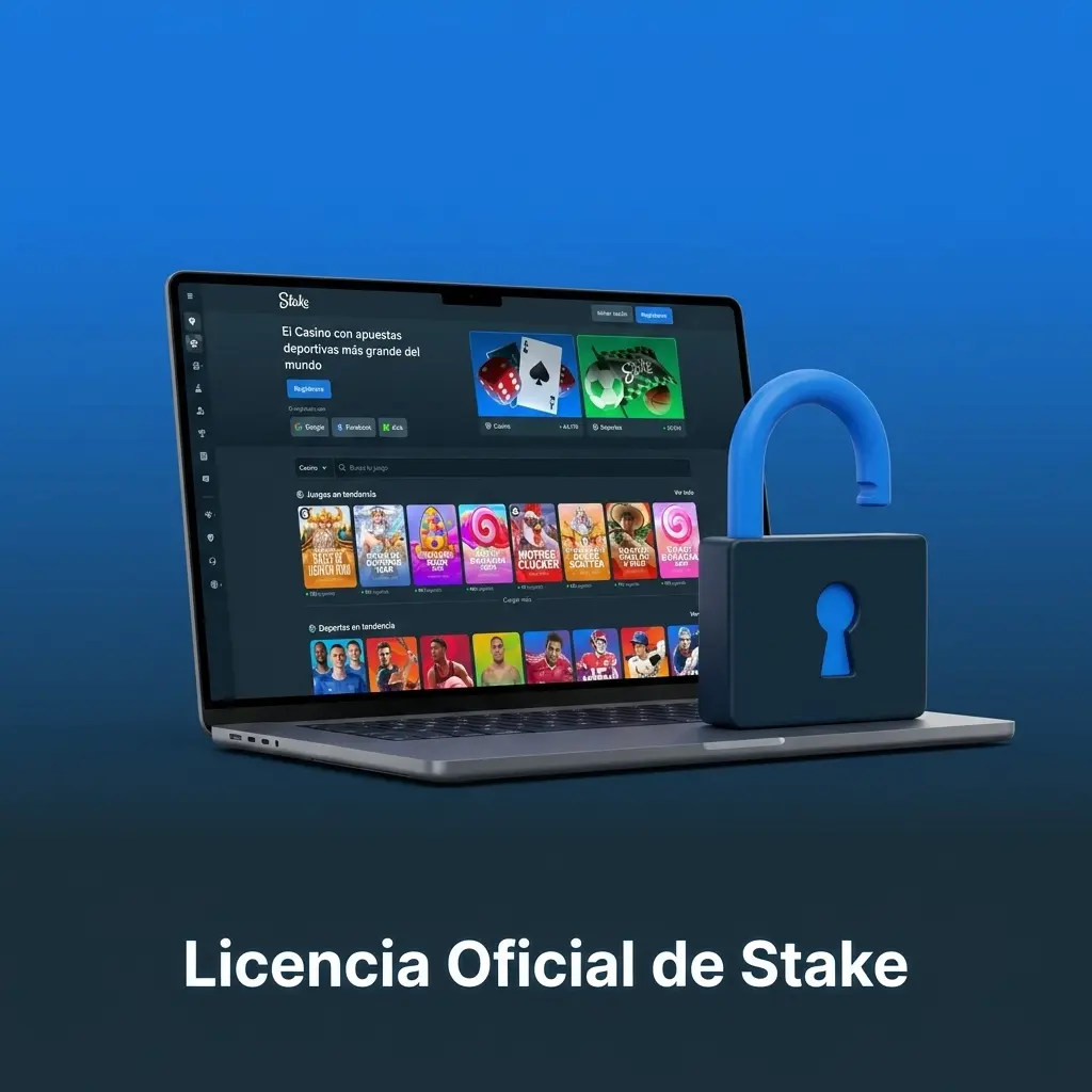 Licencia oficial de Stake Curaçao eGaming número 8048/JAZ otorgada a Medium Rare N.V.
