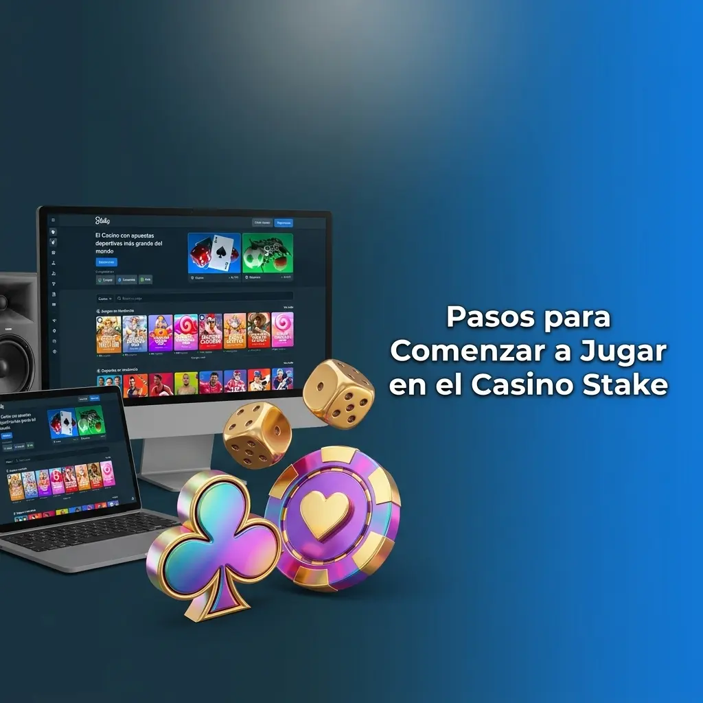 Pasos para comenzar a jugar en el casino Stake: registro, depósito, selección de juego y promociones disponibles