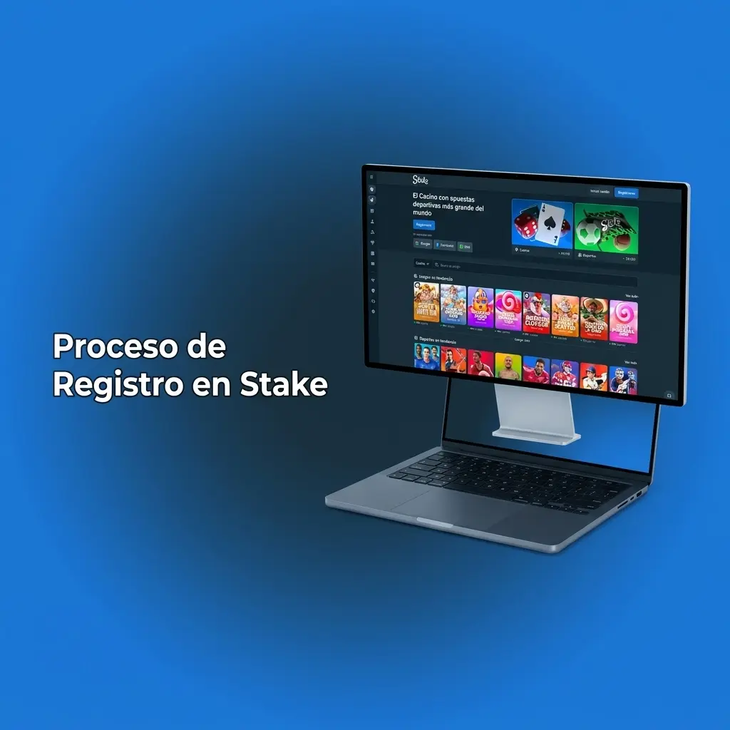 Proceso de registro en Stake desde Argentina: formulario online con email, usuario y contraseña en menos de 3 minutos