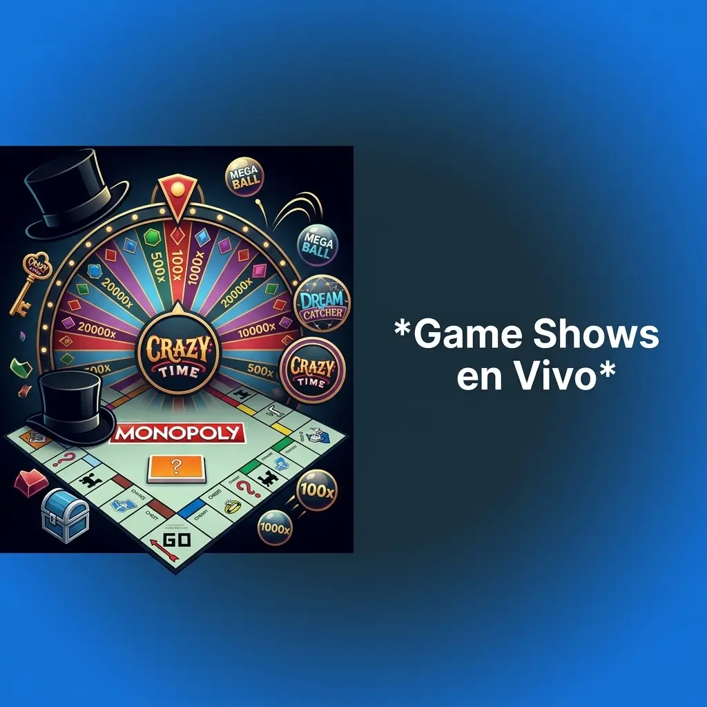 Presentador girando la rueda de Crazy Time en un game show en vivo de casino con multiplicadores y premios