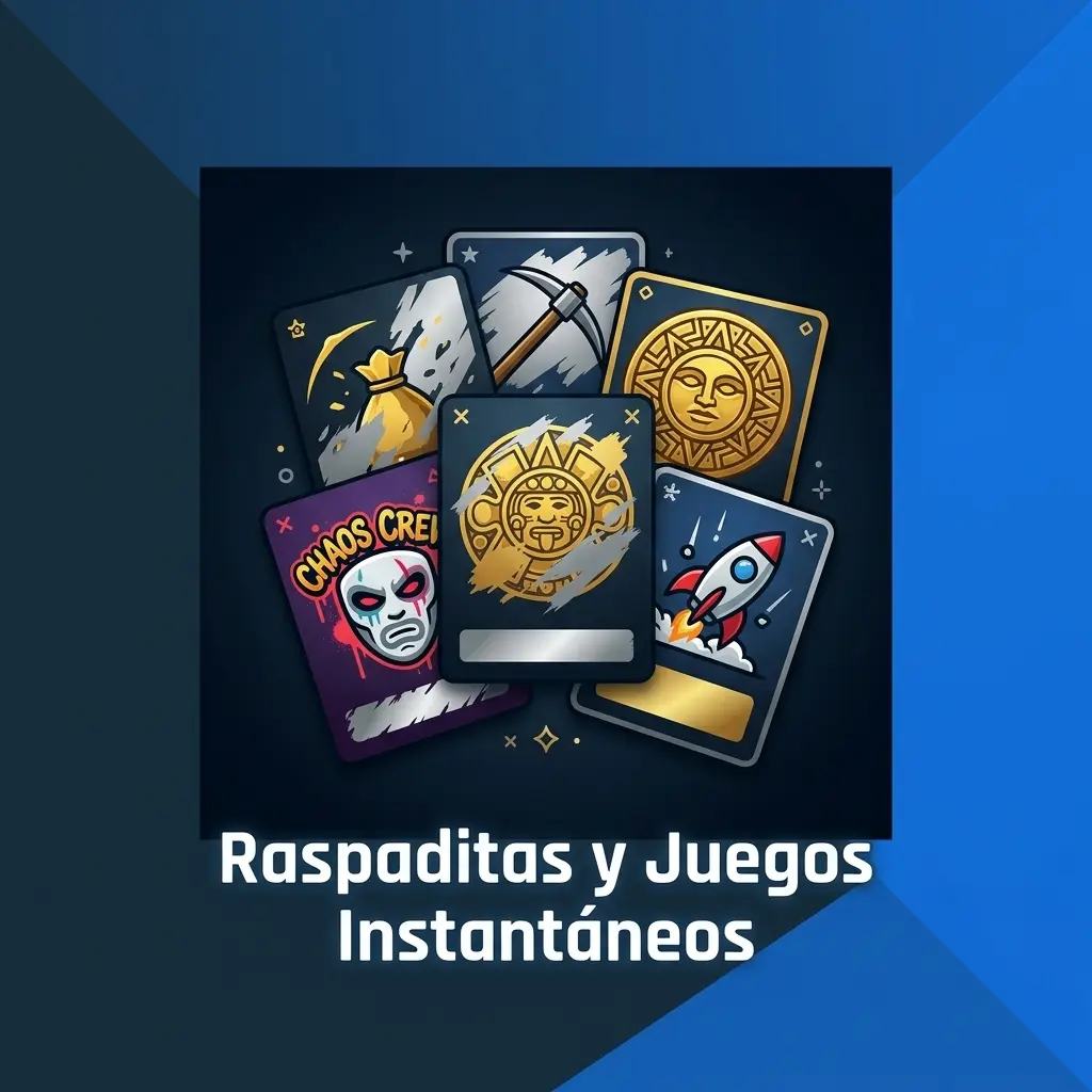 Raspaditas digitales y juegos instantáneos en Stake con títulos de Hacksaw Gaming y Relax Gaming