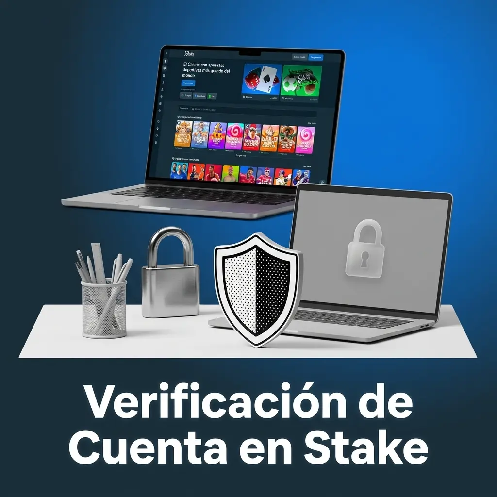 Proceso de verificación de identidad KYC en Stake con documentos oficiales para retirar fondos
